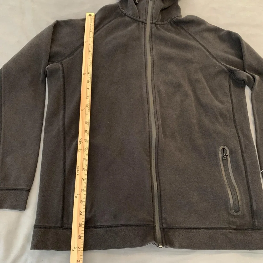 American Eagle Outfitters Hoodie Mens XLT Gray Active Flex Zip Fleece Jacket